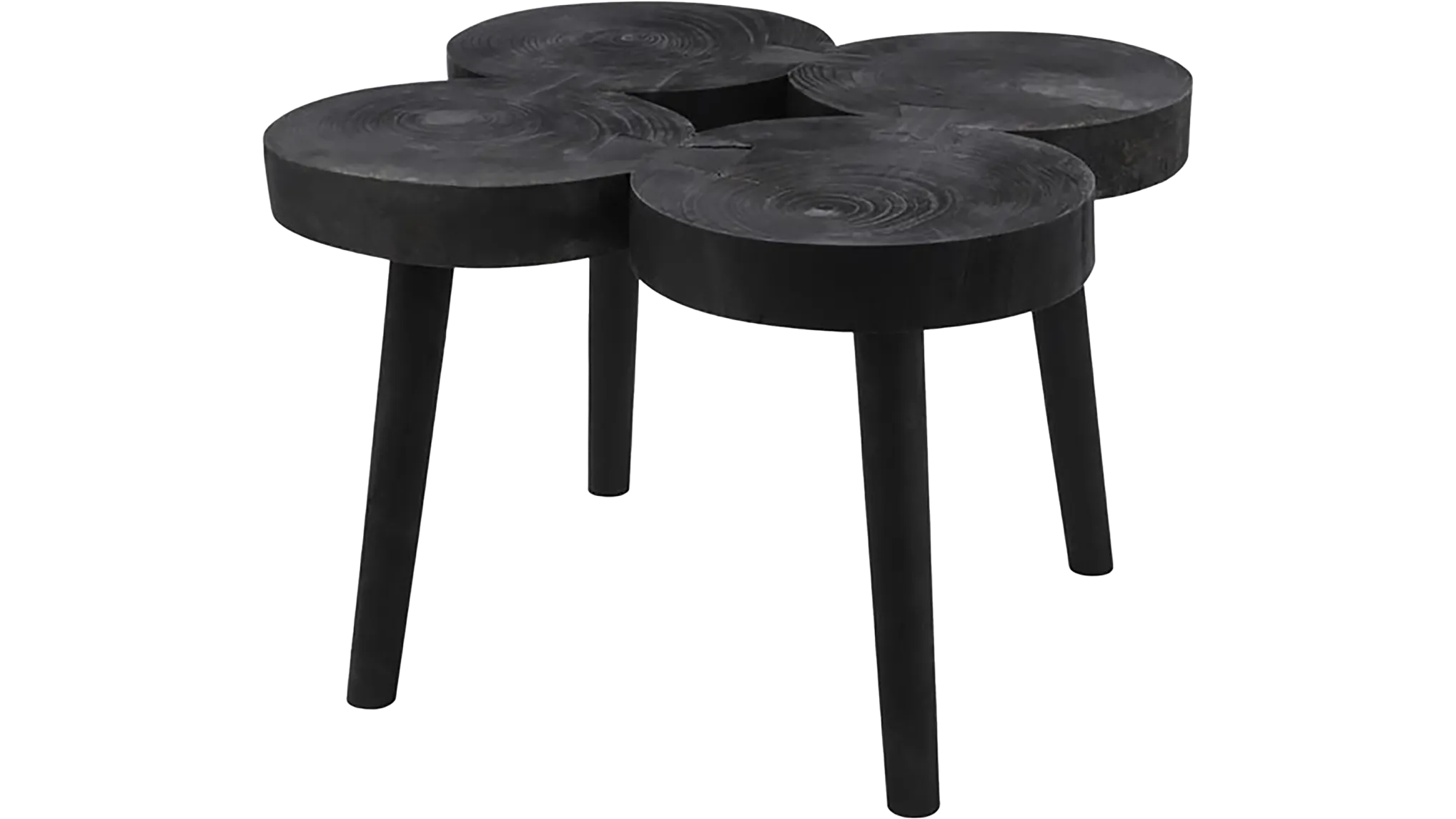 Kremlin Wood Coffee Table in Black