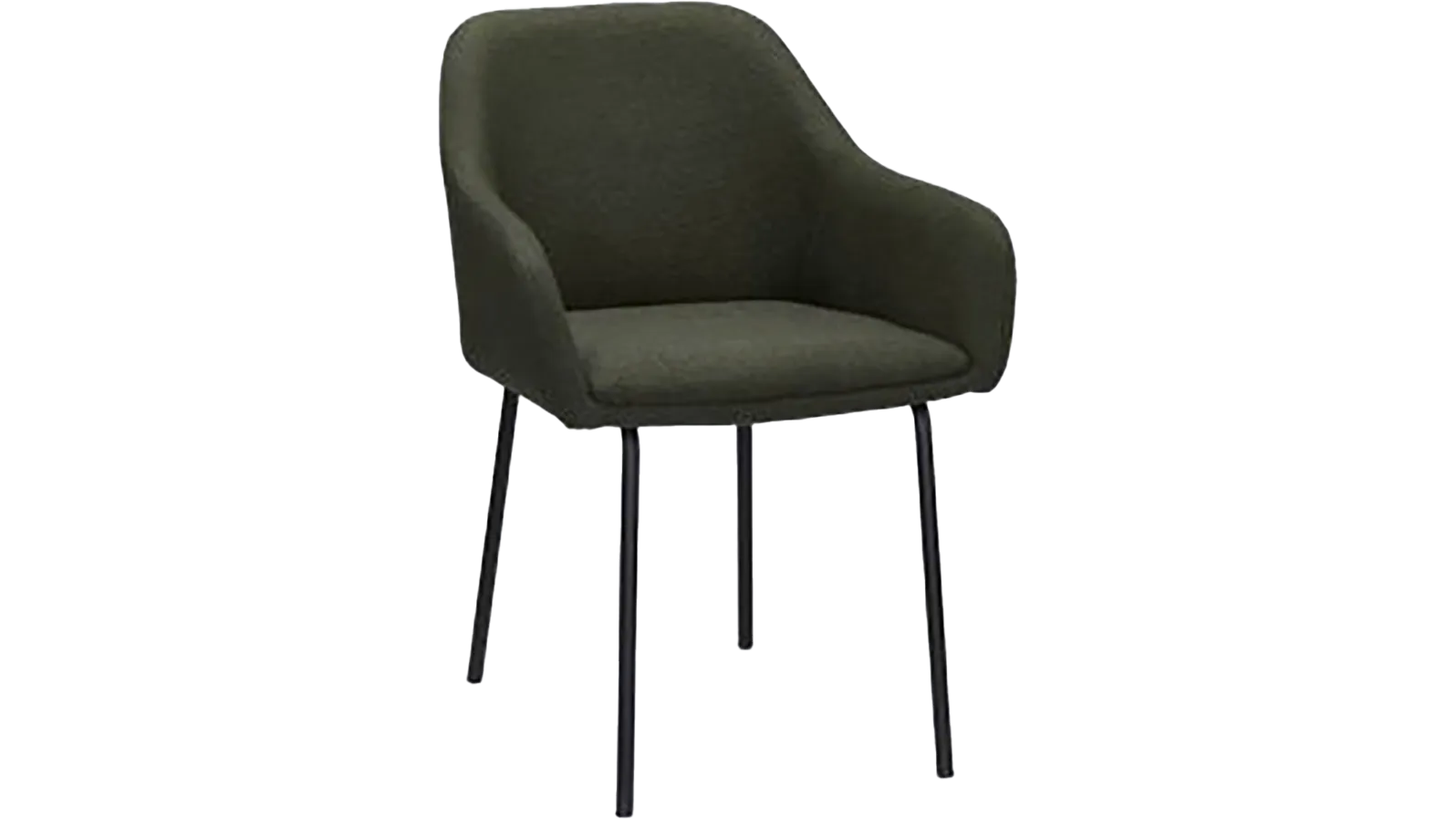 Doffy Dining Chair in Olive Green