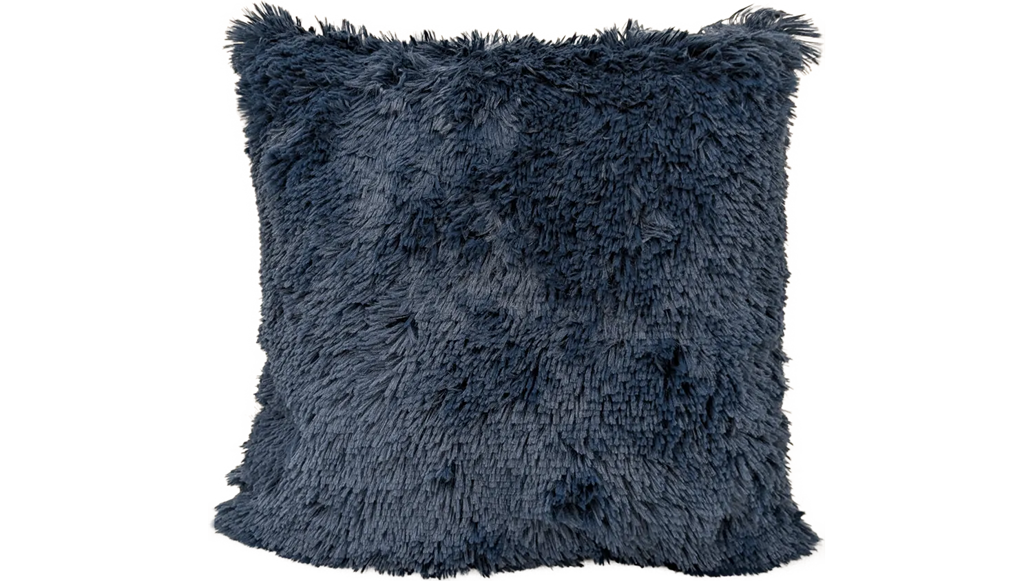 Debbie Blue Fur Pillow (19")
