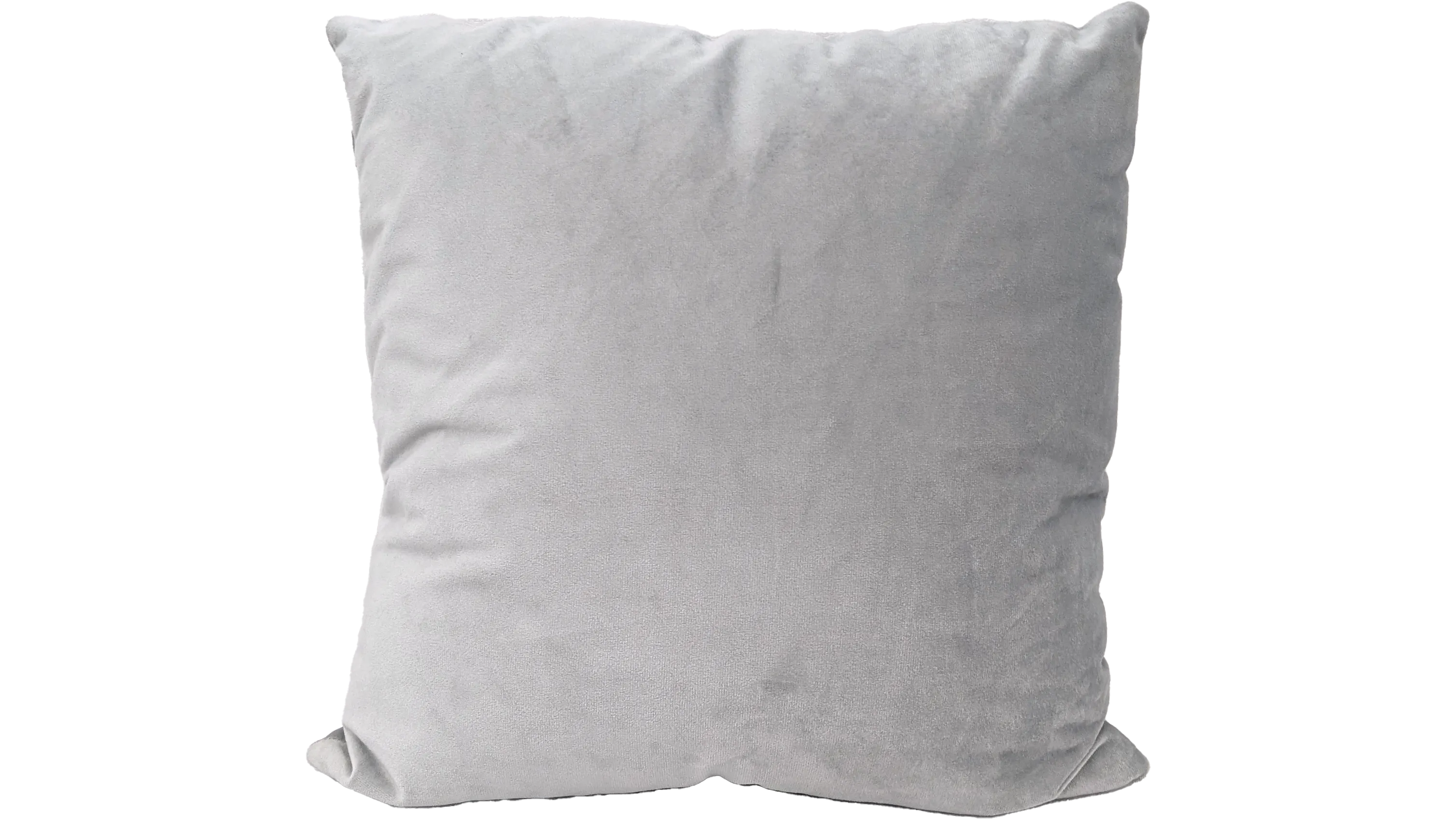 Grey Velvet Pillow (14")