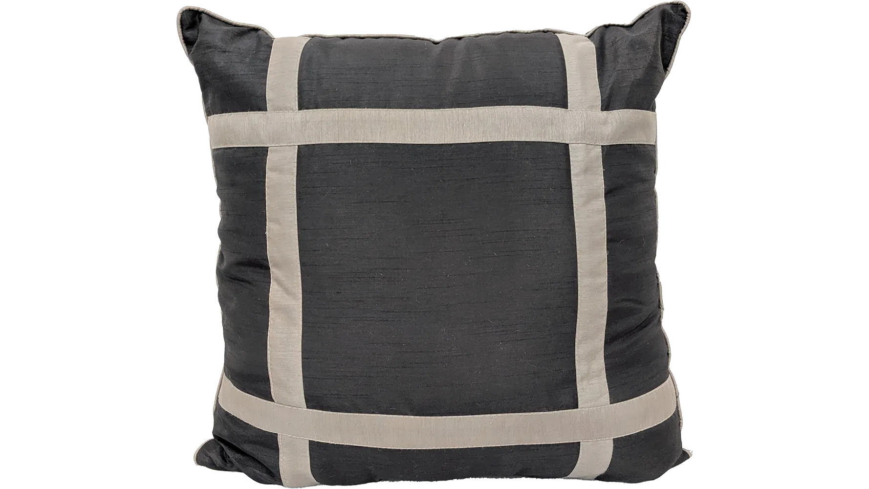 Dark Brown Square Pillow (17")