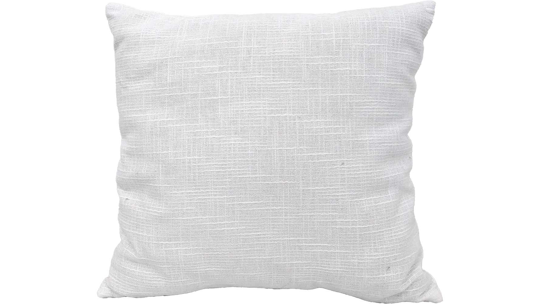 Basic White Jute Pillow (16")