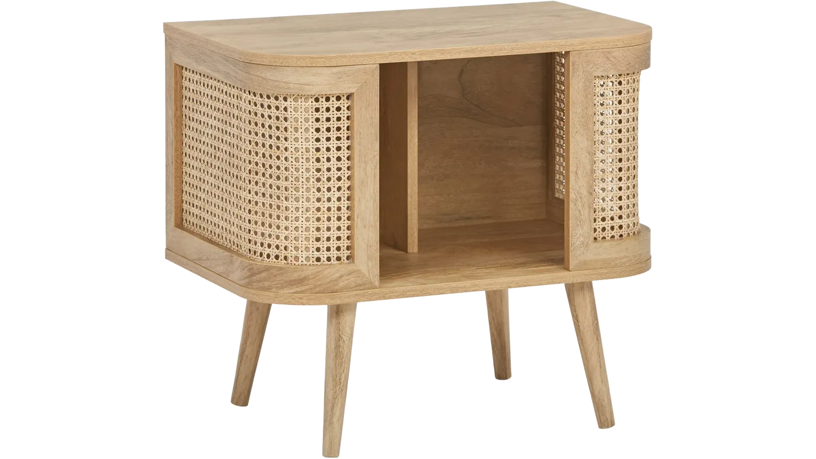 Dom End Table in Natural Wood