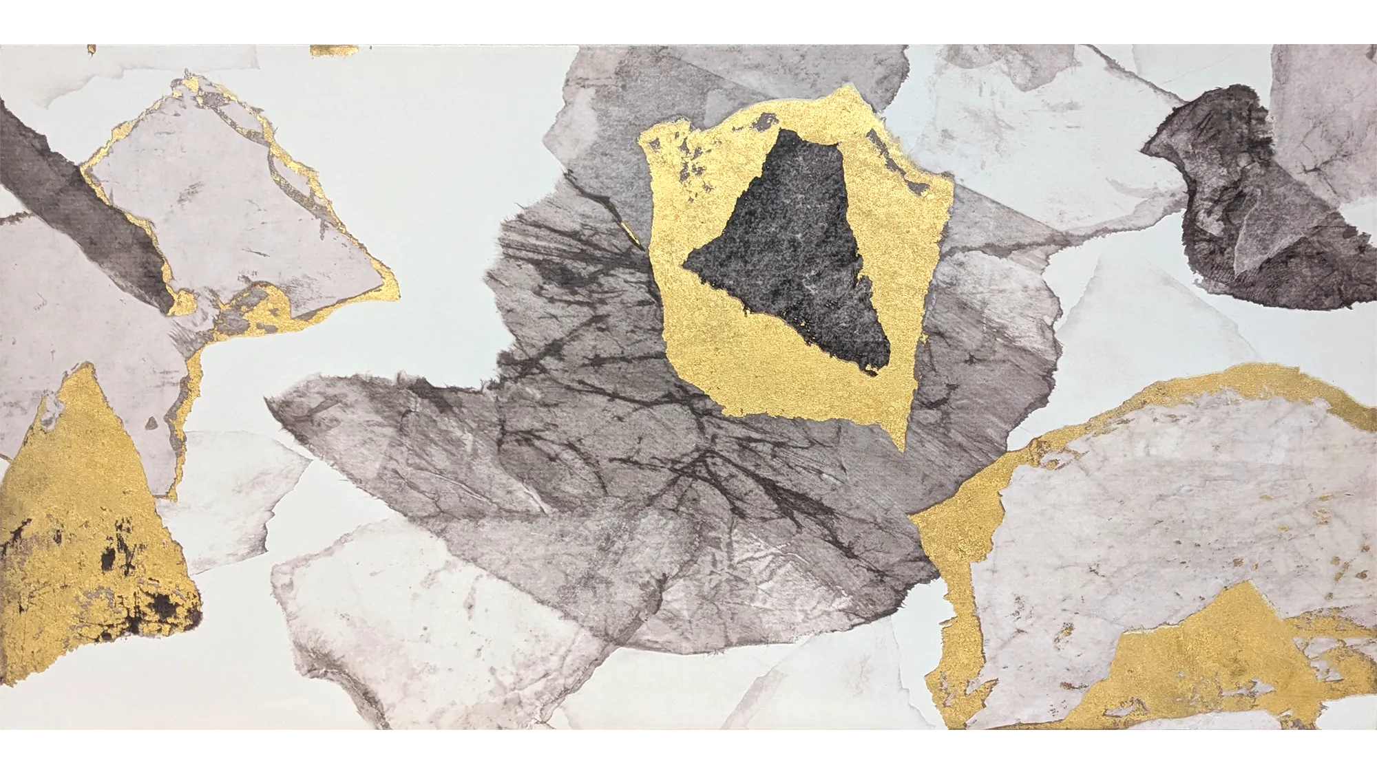 Gold Abstract Art (20x40)